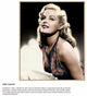 Cleo Moore headshot photo print, vintage Hollywood decor.