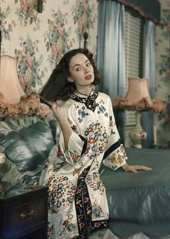 Ann Blyth Bedroom Photo Print showcasing vintage elegance.