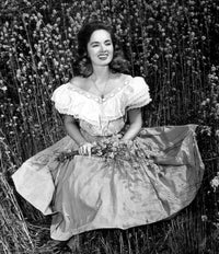 Ann Blyth Flower Field Photo Print - vibrant floral artwork