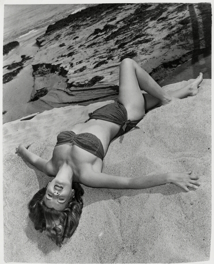 Corinne Calvet Sand Photo Print showcasing a tranquil beach landscape.