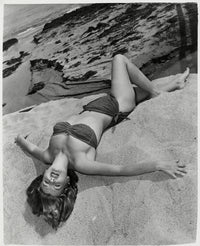 Corinne Calvet Sand Photo Print showcasing a tranquil beach landscape.