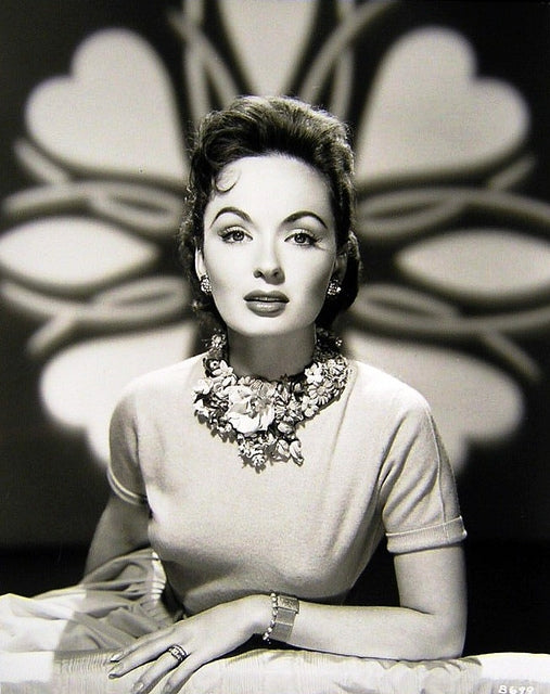 Ann Blyth Hearts Photo Print showcasing classic Hollywood elegance.