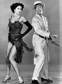 Cyd Charisse and Fred Astaire vintage photo print