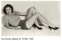 Ann Dvorak G Men Photo Print showcasing classic film art.