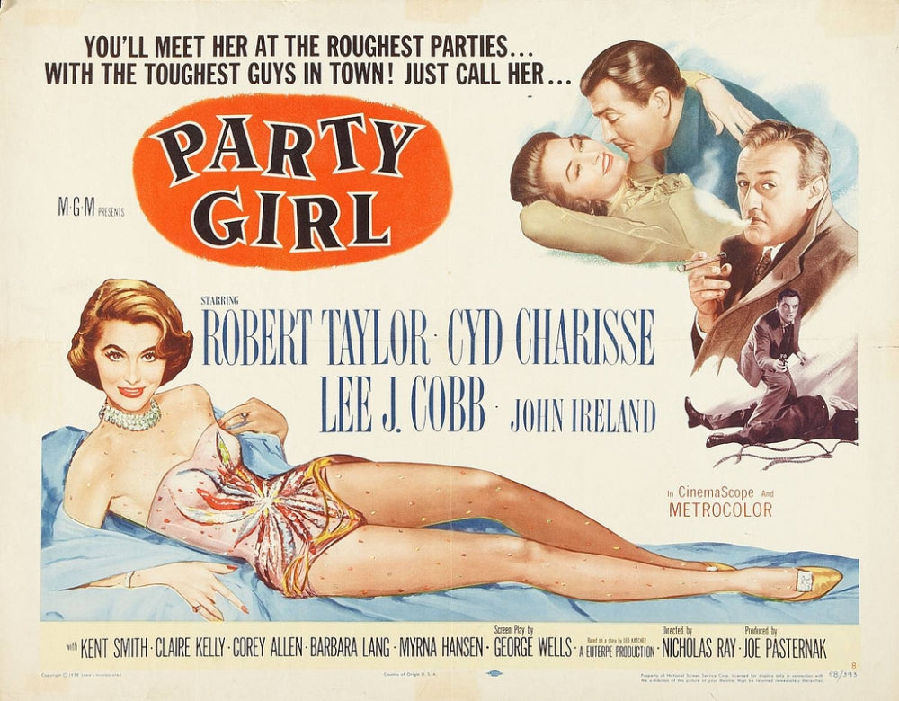Cyd Charisse Party Girl Poster Photo Print showcasing classic cinema elegance.