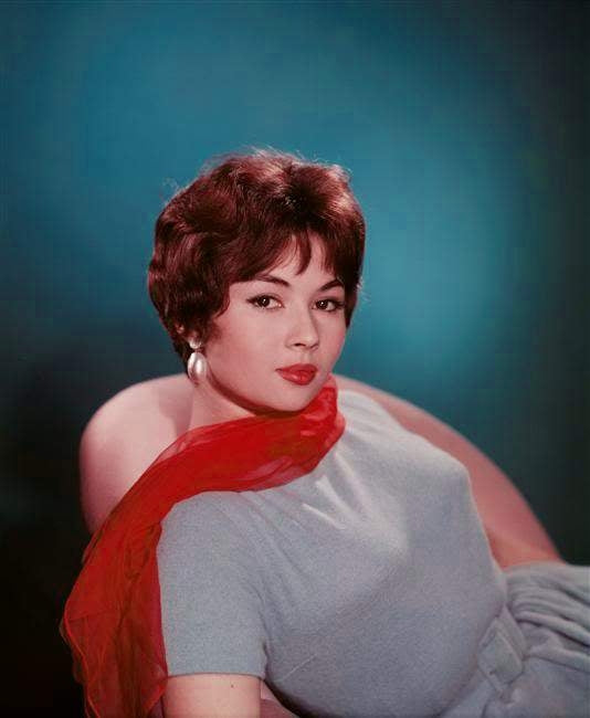 Dany Carrel Red Scarf Photo Print showcasing elegance and style.