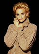 Daphne Deckers Holding Collar in Coat Photo Print