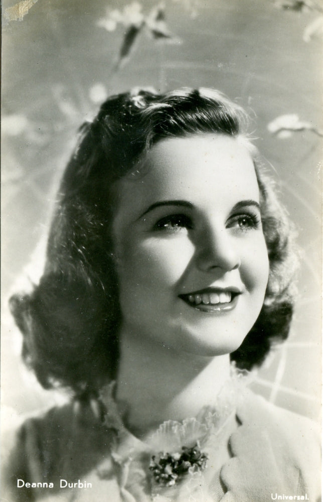 Deanna Durbin High Collar Photo Print