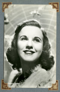 Deanna Durbin Smile Headshot Photo Print capturing her classic charm.