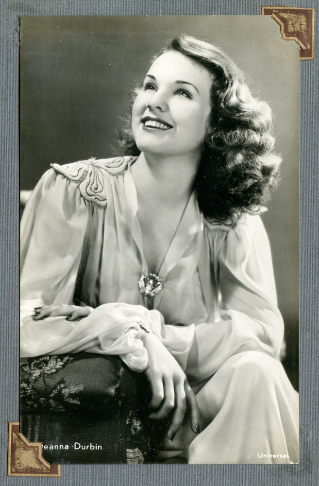 Deanna Durbin - Looking Up Photo Print, 8x10, classic cinema decor.