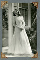 Deanna Durbin Leaning on Post Photo Print showcasing vintage Hollywood charm.