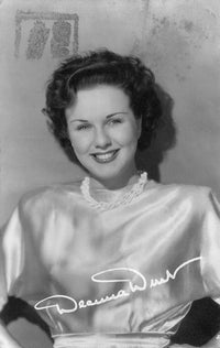Deanna Durbin Signed Photo Print - Vintage Hollywood Memorabilia