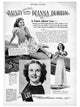 Deanna Durbin magazine excerpt photo print showcasing classic Hollywood charm.