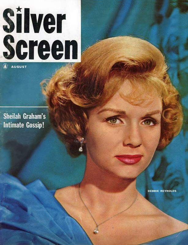 Debbie Reynolds Silver Screen Cover Photo Print