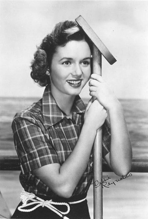 Debbie Reynolds autographed photo print in 8x10 size.