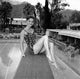 Debbie Reynolds Sitting in One Piece Photo Print