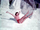 Debbie Reynolds Sliding on Ice Photo Print