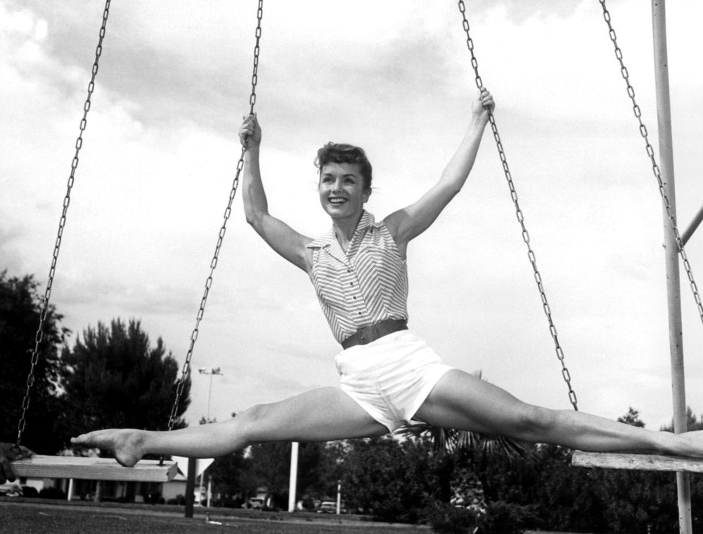 Debbie Reynolds Split Photo Print showcasing the iconic actress.