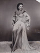 Ann Miller White Dress Photo Print showcasing vintage Hollywood elegance