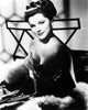 Debra Paget in a fur shawl photo print