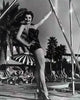 Debra Paget At the Pool Photo Print capturing classic elegance.