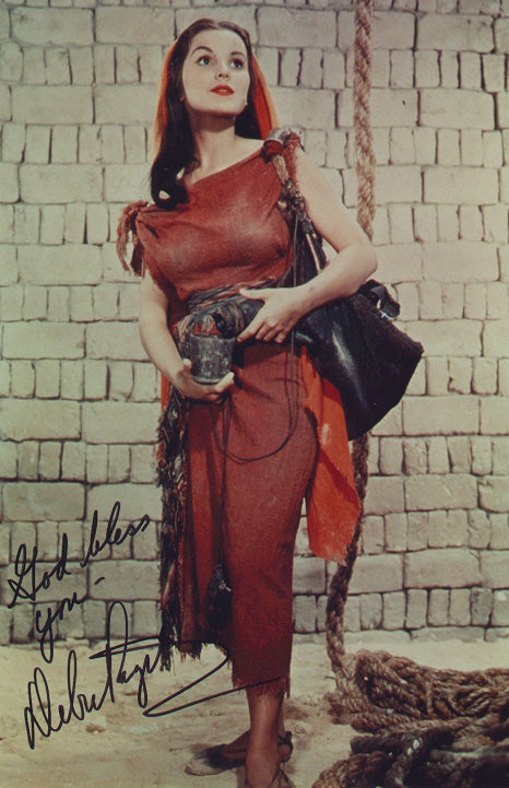 Debra Paget Autographed Photo Print in 8x10 size