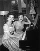 Debra Paget Piano Photo Print - Vintage Cinema Art