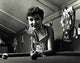 Debra Paget Playing Pool Photo Print showcasing vintage Hollywood charm.