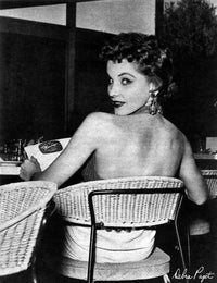 Debra Paget Autographed Photo Print, classic Hollywood memorabilia
