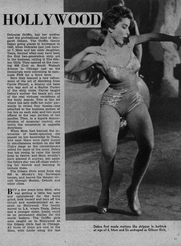 Debra Paget Newspaper Article Photo Print - Vintage Film Decor
