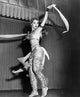 Debra Paget dancing with a scarf photo print