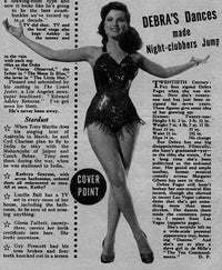 Debra Paget Photo Print on an Advertisement - Classic Hollywood Art