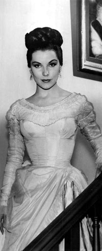 Debra Paget elegant gown photo print