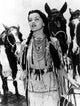 Debra Paget With Horses Photo Print showcasing classic Hollywood elegance.