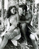 Debra Paget Tropical Dress Photo Print featuring vintage Hollywood charm.