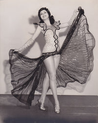 Ann Miller Sequin Dress Photo Print showcasing classic Hollywood glamour.