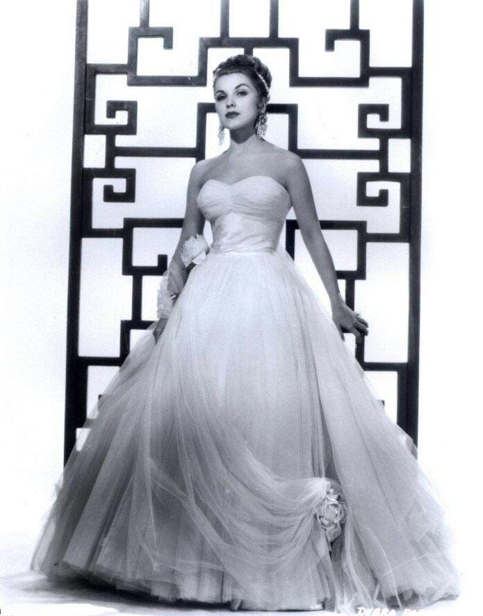 Debra Paget Wedding Gown Photo Print - Vintage Hollywood