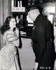 Debra Paget Talking to an Older Man Photo Print
