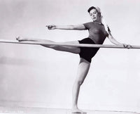 Ann Miller Ballet Pose Photo Print showcasing the elegance of dance.