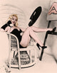 Diana Dors In Gloves Photo Print - Classic Hollywood Glamour