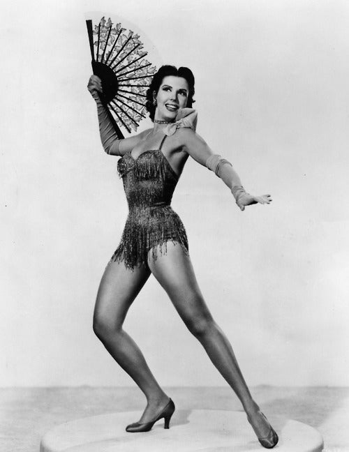 Ann Miller Fan Photo Print showcasing classic Hollywood charm