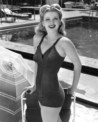 Dolores Moran Black One Piece Photo Print showcasing classic cinema elegance.