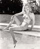 Doloras Moran - In Two-Piece on Diving Board Photo Print