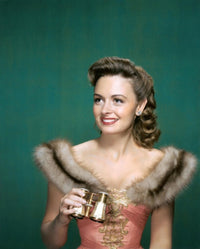 Donna Reed with Binoculars Photo Print