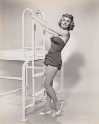 Donna Reed Getting on Diving Board Photo Print
