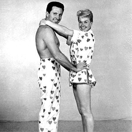 Doris Day and John Raitt Valentine's outfits photo print.