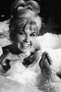 Doris Day Bath Photo Print showcasing classic vintage beauty.