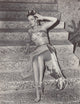 Dorothy Lamour Sitting on Stairs Photo Print