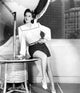 Dorothy Lamour On Table Photo Print - Classic Vintage Photography
