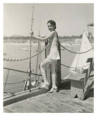 Dorothy Lamour On Docks Photo Print